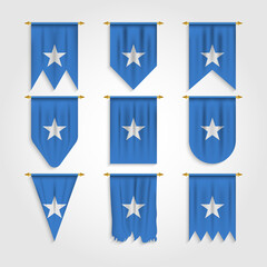 Somalia Flag in Different shapes, Flag of Somalia in Various Shapes