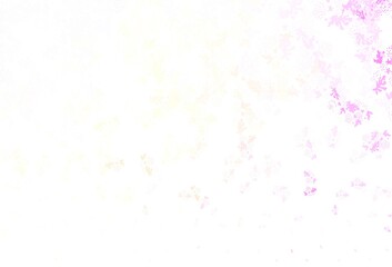 Light Pink, Yellow vector template with chaotic shapes.