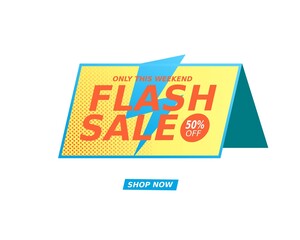 Vector of Flash Sale Design Template