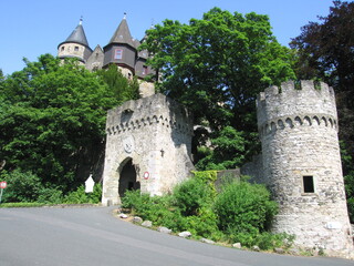 Fototapeta na wymiar Schloss Braunfels in Hessen an der Lahn