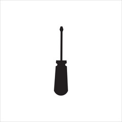 Screw driver tool icon vector