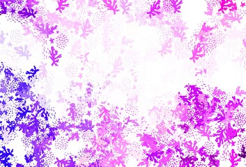 Light Purple, Pink vector pattern with random forms.