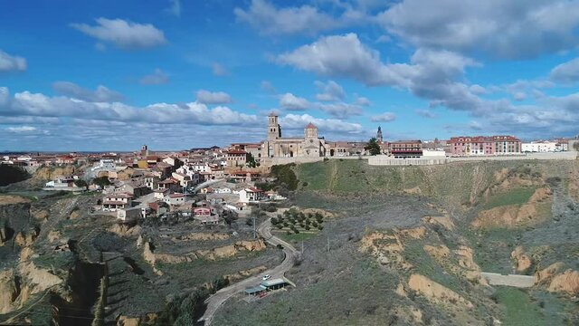 Toro a vista de drone Zamora Espa&ntilde;a 