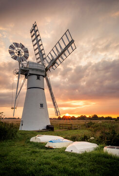 Mill and Boats