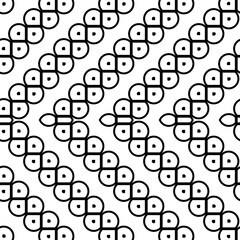 Design seamless monochrome grating zigzag pattern