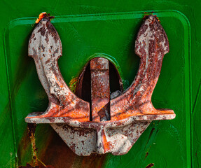 Anker an einem Schiff