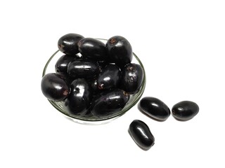 Jamun or Black plum stock photo.This photo is taken in india by vishal singh.