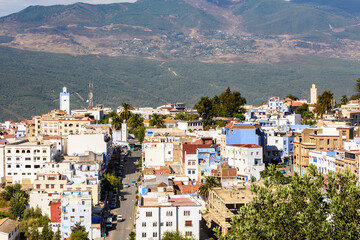 It's Chefchaouen, small town in northwest Morocco famous by its blue buildings