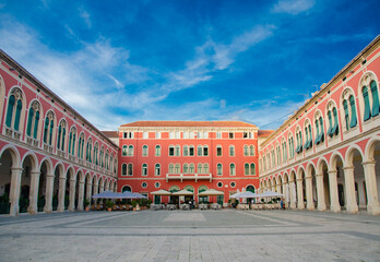 Prokurative, Republic Square in Split, Croatia.