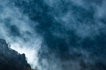 landscape. on volcano batur. Bali. Indonesia