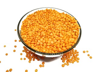 Mung dal stock Photos - isolated in bowl. This photos is taken in India.