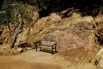 A bench in Guel Park. Barcelona.