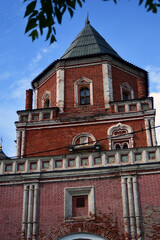 Obraz premium Old architecture of Izmailovo manor in Moscow. Popular landmark. Color photo. 