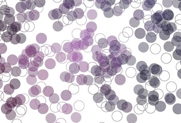 Light Pink vector template with circles.