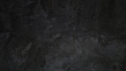 black cement wall background, concrete stone texture