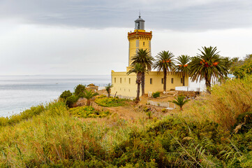 It's Spartel lighthouse of Tangier, a major city in northern Morocco. It is the capital of the...