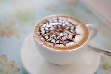 hot cappuccino mocha latte coffee.