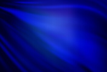 Dark BLUE vector blurred bright pattern. Glitter abstract illustration with gradient design. Completely new design for your business.