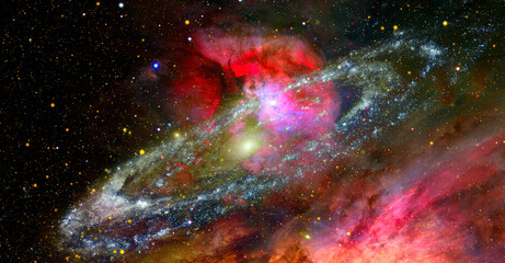 Spirals and supernovae. Elements of this image furnished by NASA