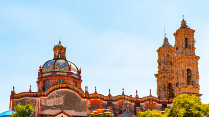Church of Santa Prisca, Taxco de Alarcon,  Guerrero, Mexico. Built between 1751 and 1758