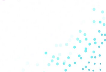 Light Multicolor vector template with ice snowflakes.