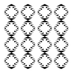 Luxury design ornaments, black vintage geometric pattern