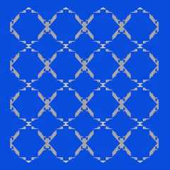 Naklejka premium Luxury design ornaments, black vintage geometric pattern