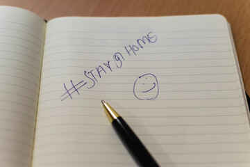 Covid 19 to do list from home. home quarantine, stay at home, stay safe, corona virus