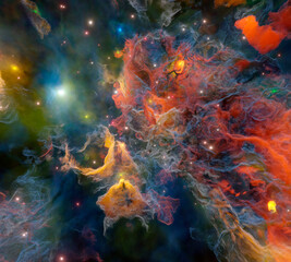 Fototapeta na wymiar Space galaxy universe nebula 0033 3d render