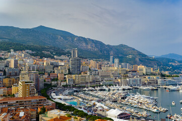 Fototapeta na wymiar It's Beautiful panormic view of Monaco