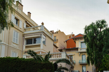 It's Beautiful architecture of Monaco. Principality of Monaco is the second smallest and the most densely populated country in the world