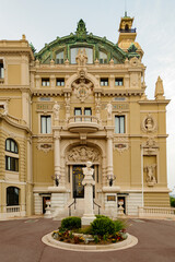 Fototapeta premium It's One of the sides of the Monte Carlo Casino. Monte Carlo Casino includes a casino, the Grand Theatre de Monte Carlo. It's the main sight of Monte Carlo