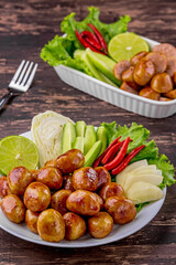 Thai northeastern sausages