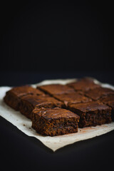 Homemade Chocolate and Chocolate Chip Brownies
