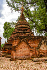 It's Yadana Hsemee Pagoda, Inwa, Mandalay Region, Burma. One of the attractions for tourists
