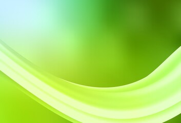 Fototapeta premium Jasnozielony, żółty wektor zamazany wzór.