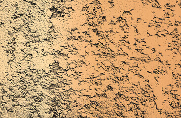 Distressed overlay texture of beige cracked concrete