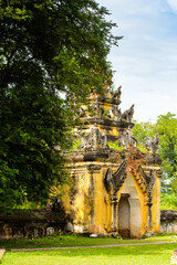 It's Maha Aung Mye Bom San Monastery complex, Inwa, Mandalay Region, Burma. It was built in 1818
