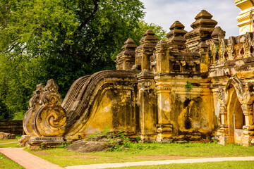 It's Maha Aung Mye Bom San Monastery complex, Inwa, Mandalay Region, Burma. It was built in 1818