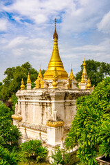 It's Maha Aung Mye Bom San Monastery complex, Inwa, Mandalay Region, Burma. It was built in 1818