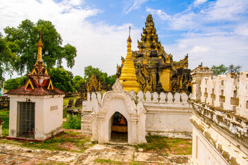 Obraz premium It's Maha Aung Mye Bom San Monastery complex, Inwa, Mandalay Region, Burma. It was built in 1818
