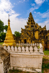 It's Maha Aung Mye Bom San Monastery complex, Inwa, Mandalay Region, Burma. It was built in 1818
