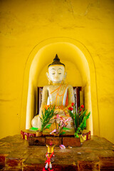 It's Maha Aung Mye Bom San Monastery complex, Inwa, Mandalay Region, Burma. It was built in 1818