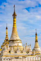 It's Maha Aung Mye Bom San Monastery complex, Inwa, Mandalay Region, Burma. It was built in 1818
