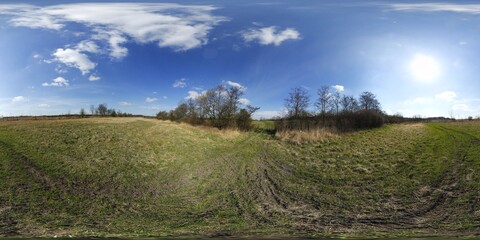 Early Spring Countryside HDRI Panorama