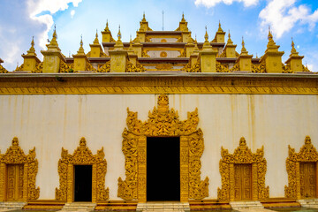 It's Atumashi Monastery (Maha Atulaveyan Kyaungdawgyi), a Buddhist monastery, Mandalay, Myanmar...