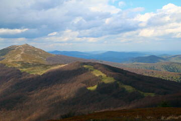 Beautiful Polish mountains Bieszczady