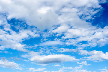 Blue sky with beautiful clouds