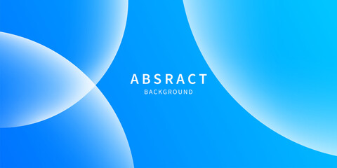 Abstact background with bubble lights. Minimal modern blue background. Graphoc art. Stock vector.
