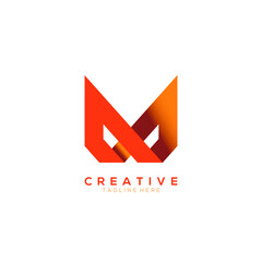 Modern abstract logo design template